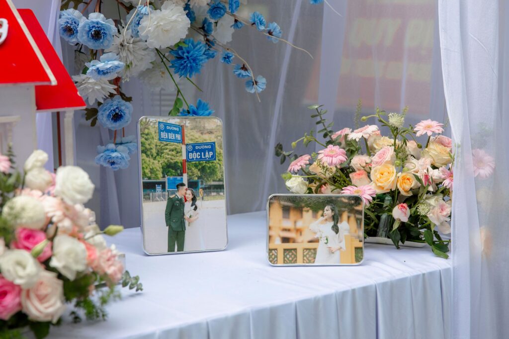 An intimate ceremony setup with personal touches and decor. — Las Vegas wedding packages